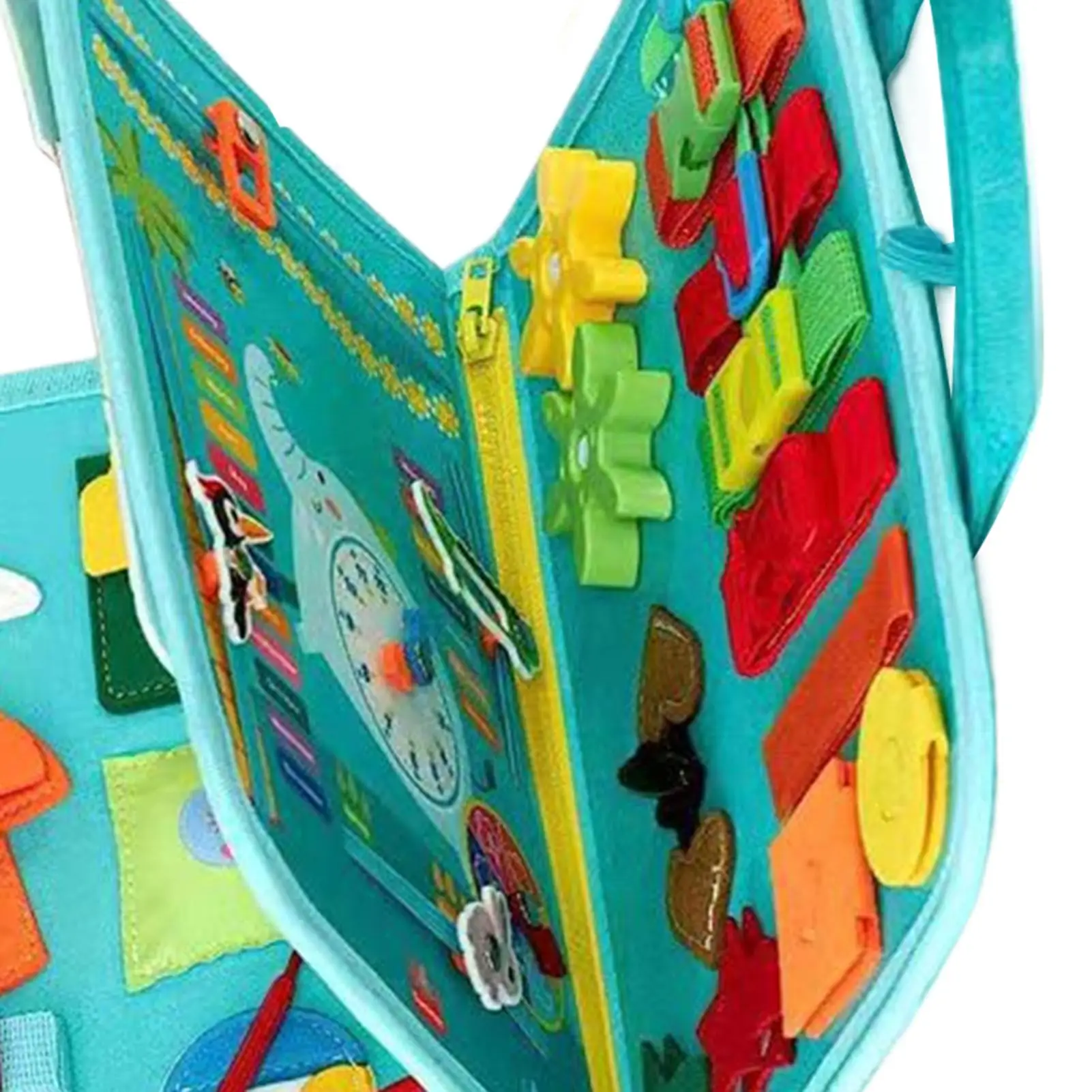 モンテッソーリ-ビジーボード-3～6歳向け-感覚教育玩具-早期学習と微細運動能力開発用