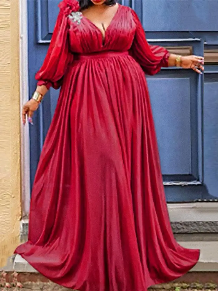 Long Party Dresses Woman for Weddings Chic and Elegant Vestidos De Novia Manga Larga Plus Size Dress Wholesale Dropshipping