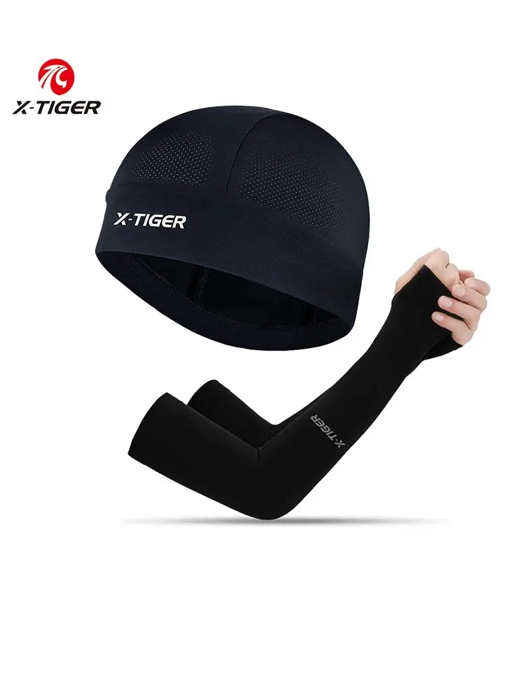 AliExpress X-TIGER Summer Cycling Cap Sun Protection Sleeves Sports Arm Protectors Cycling Hats Caps Bicycle Sleeves Combo Pack