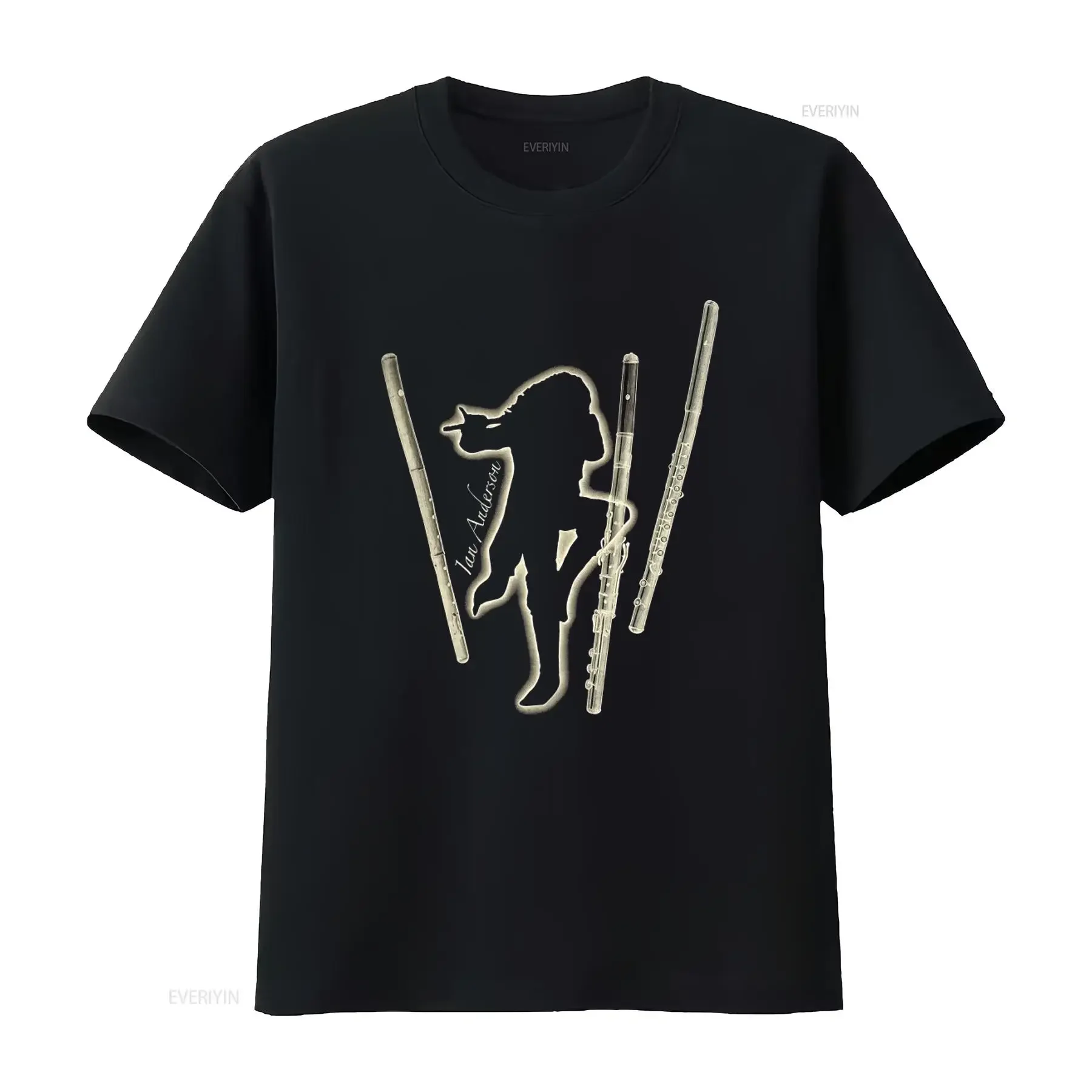 Vintage Jethro Tull Ian Anderson Flute Player T Shirt Size Large vintage Washed Stretched fashion streetwear Soft Breathable
