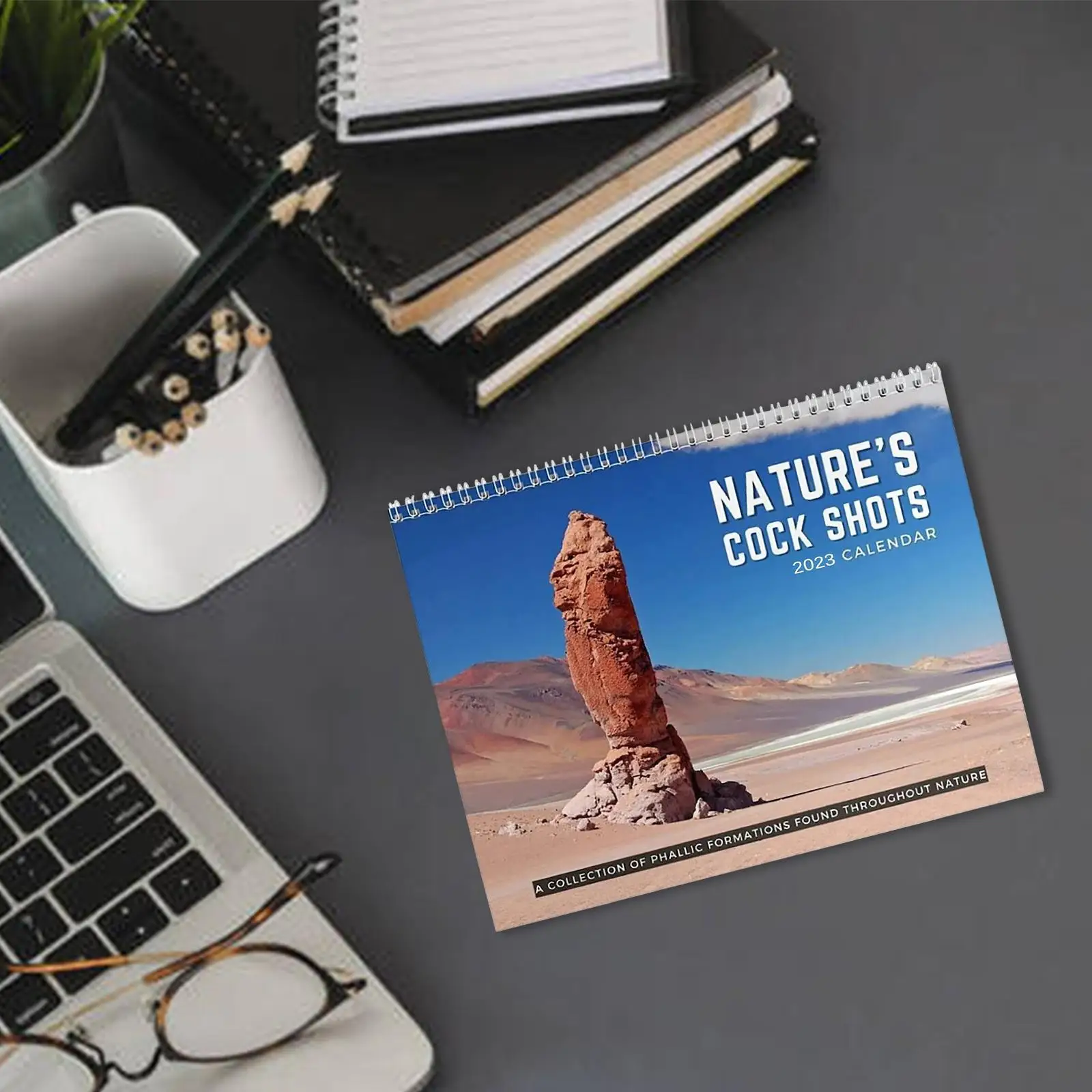 New Nature's Cock Shots 2023 Calendar 2023 Natural Office Home Scenery Supplies Wall Funny Calendar Gift Prank Christmas Sc F9M5