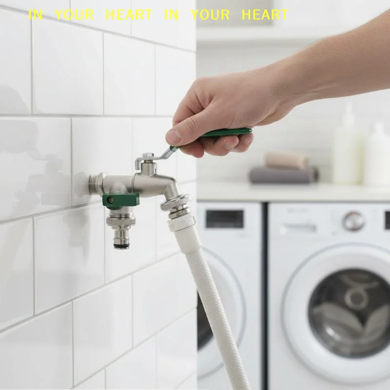 【X】1Pcs Water Tap Faucet 1 2 3 4 Inch for Garden Tools Brass On Off Valve for Outside Irrigation Convenient Use