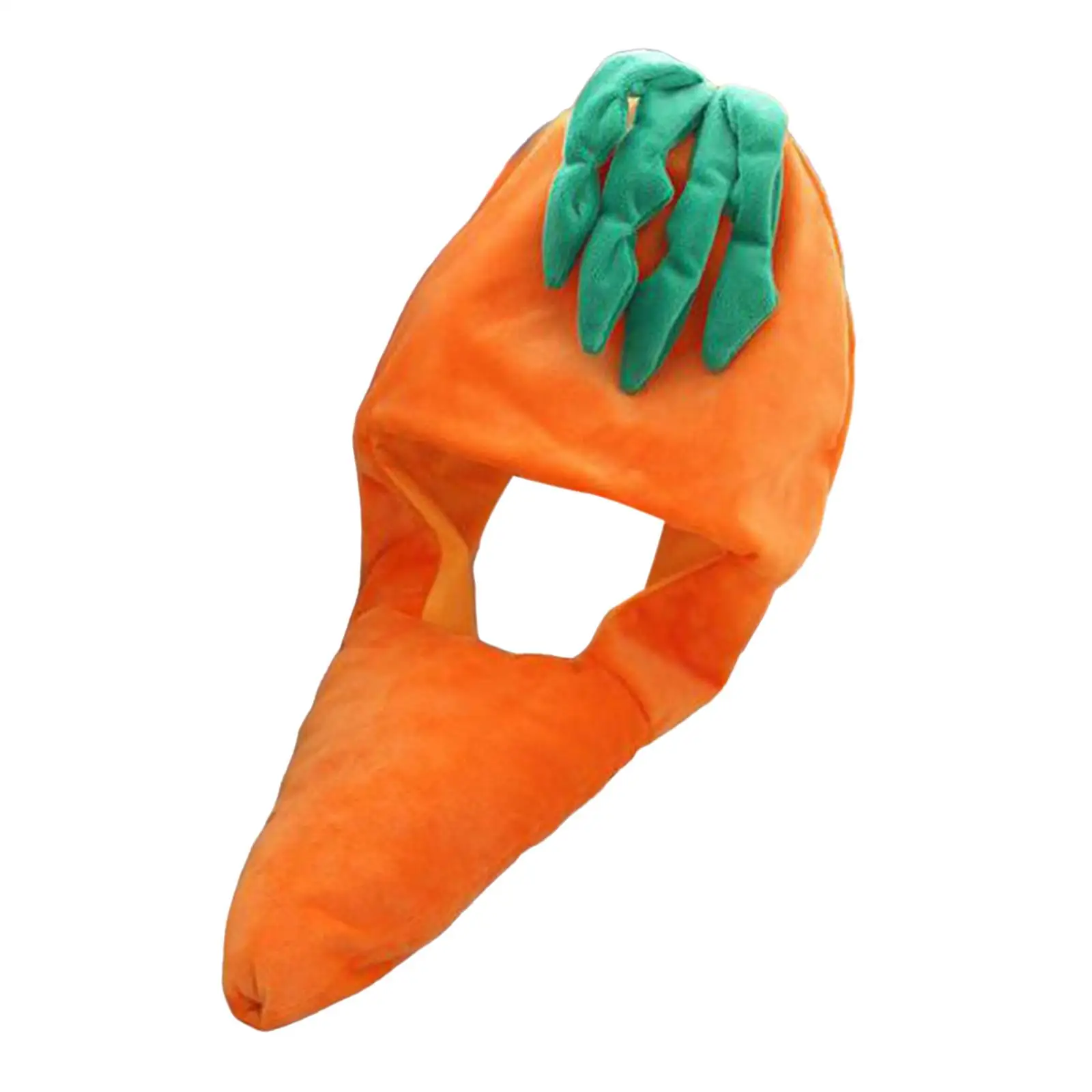 Lovely Carrot Plush Hat Costume Accessory Hats Cosplay Headwear Halloween Headdress for Girls Boys Dress up Hat Festival Decor