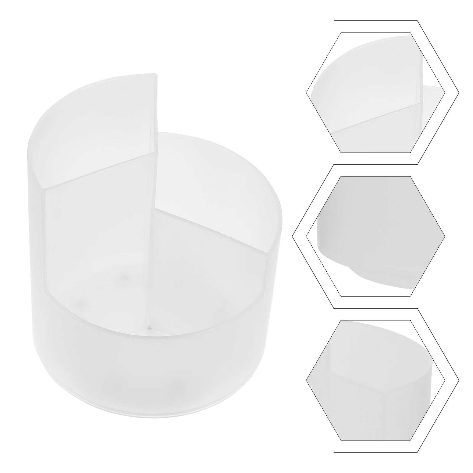 

Rotating Pen 7 Grids Rotating Pen Holder PP Material Desk ganizer Pencil Pot Storage Container Stationery Tools