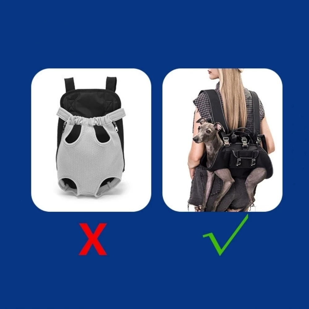 حزام رفع الكلاب مع مقبض للكلاب، رافع كامل الجسم لدعم الساقين الخلفية، حامل الكلاب على ظهره للمشي لمسافات طويلة وركوب الدراجات #4