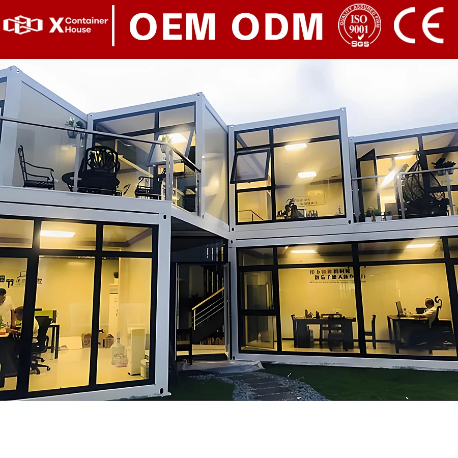 Factory Prefabrication Economic Prefabricated Houses for Living Fast Installa Prefabricating House Container Leak Proof Prefab