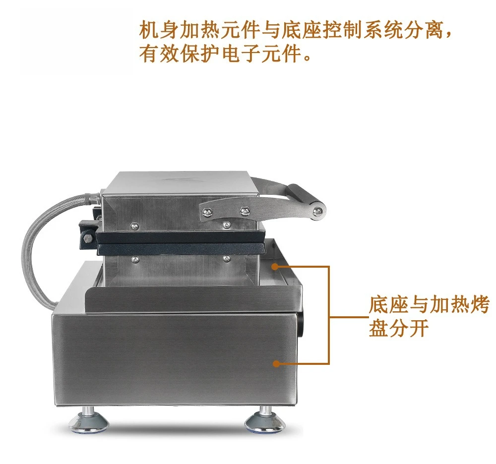 commercial six-compartment hot dog machine one out of six electric hot dog sticks waffle roaster