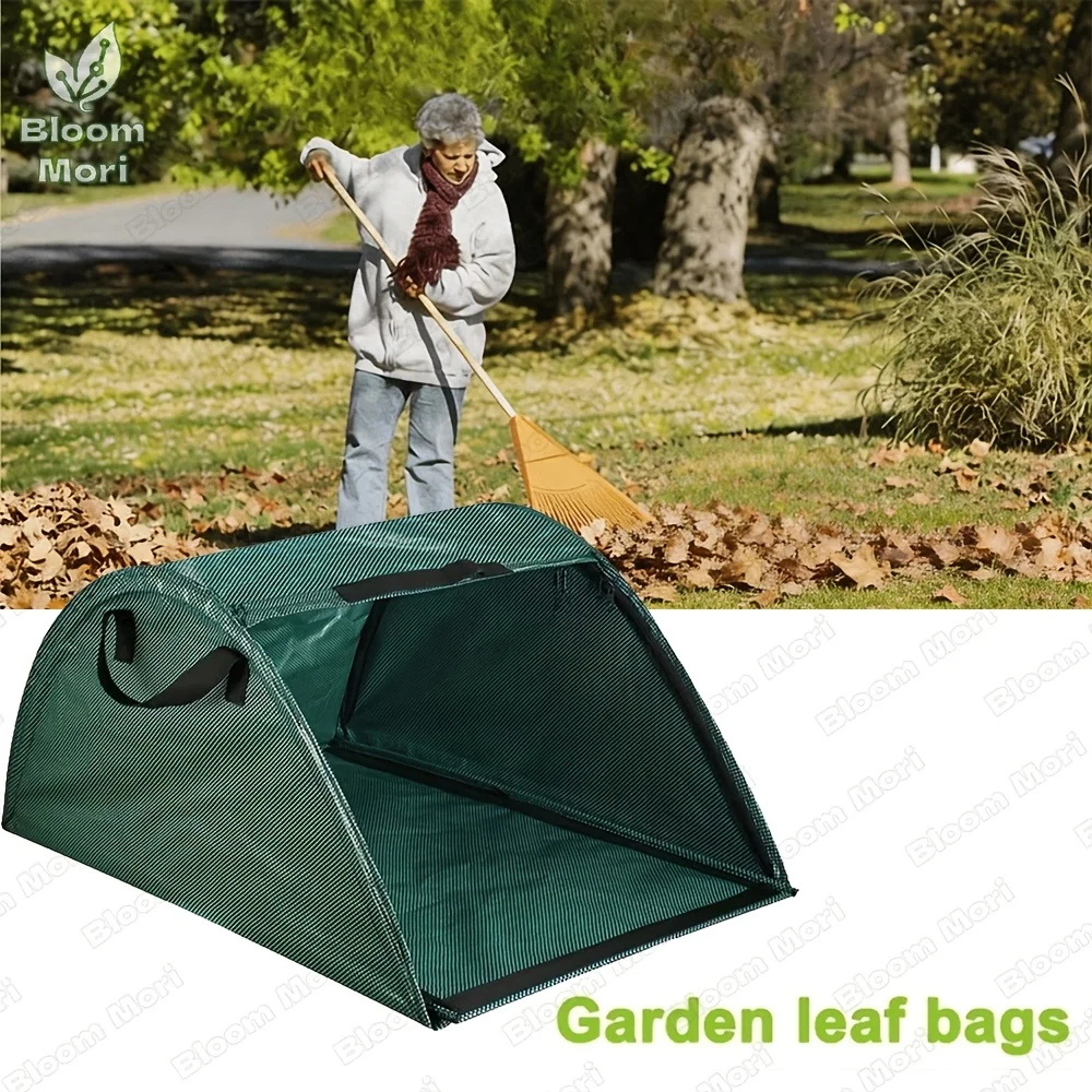 Leaf Bag Garden Debris Garbage Storage Bag Weed Collection Bag 100% Brand New Material UV Resistant 500H Outdoor Yard Lawn Waste
