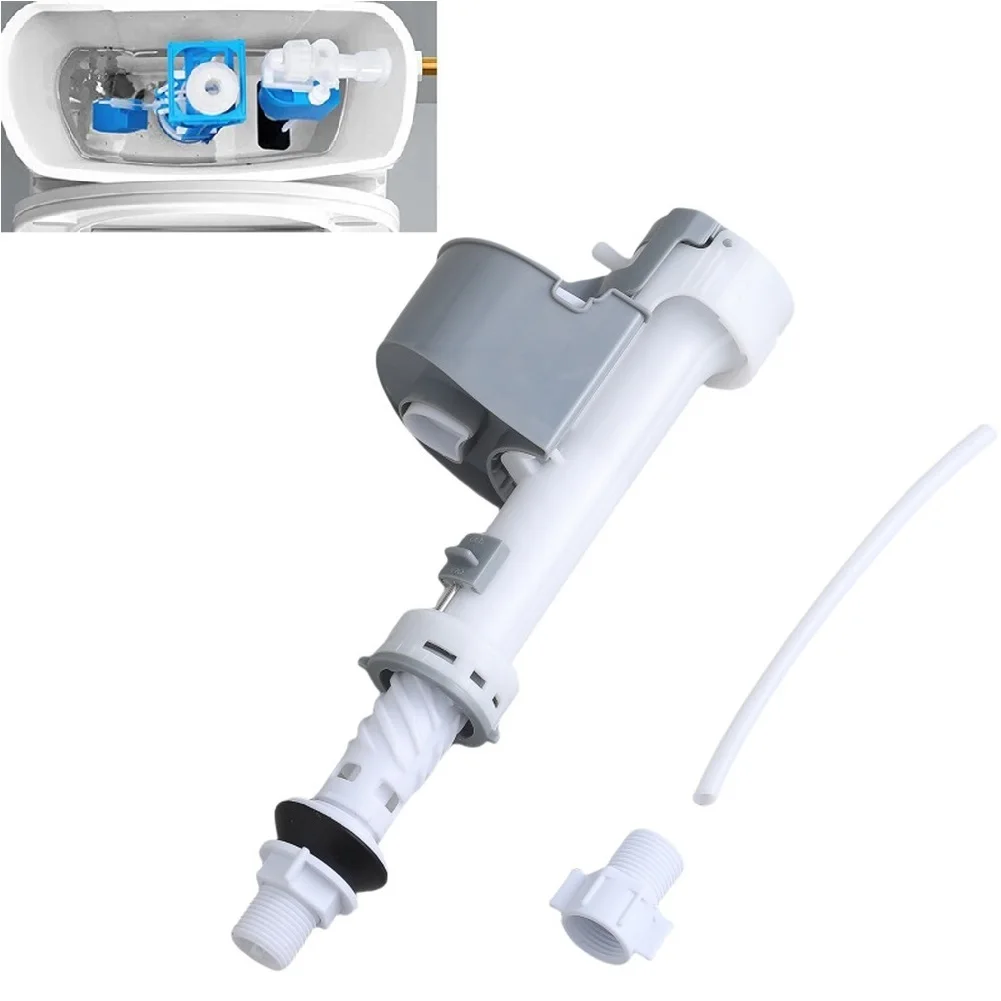 Spiral Type Adjustable Inlet Valve Compatible with Most Integrated Toilet Tank Assemblies for Steady Operation