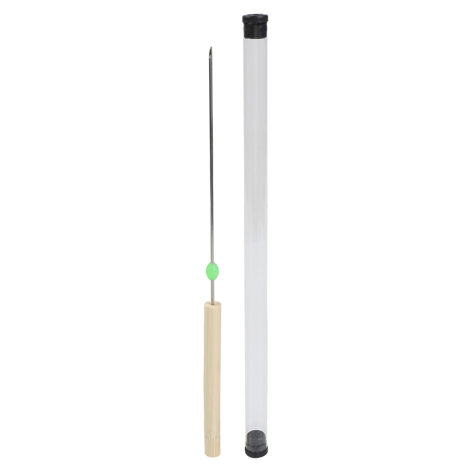 1 Stück 22,5 cm Wurmhaken-Nadel, kein Ausbruch des Fischs, schnelle Eindringnadel für Regenwürmer, hohle Gasnadel, Angelwerkzeug – Detail 9