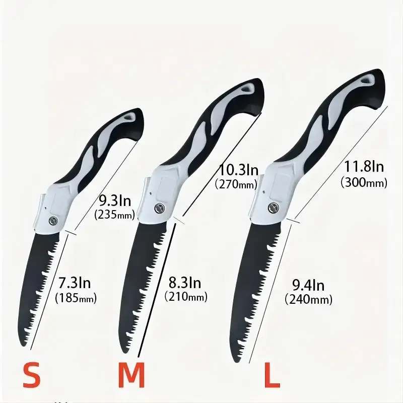 1pc Folding Hand Saw, Camping/Pruning Saw with Rugged Blades Professional Folding Saw Razor Tooth Sharp Blade  Hand Saw,