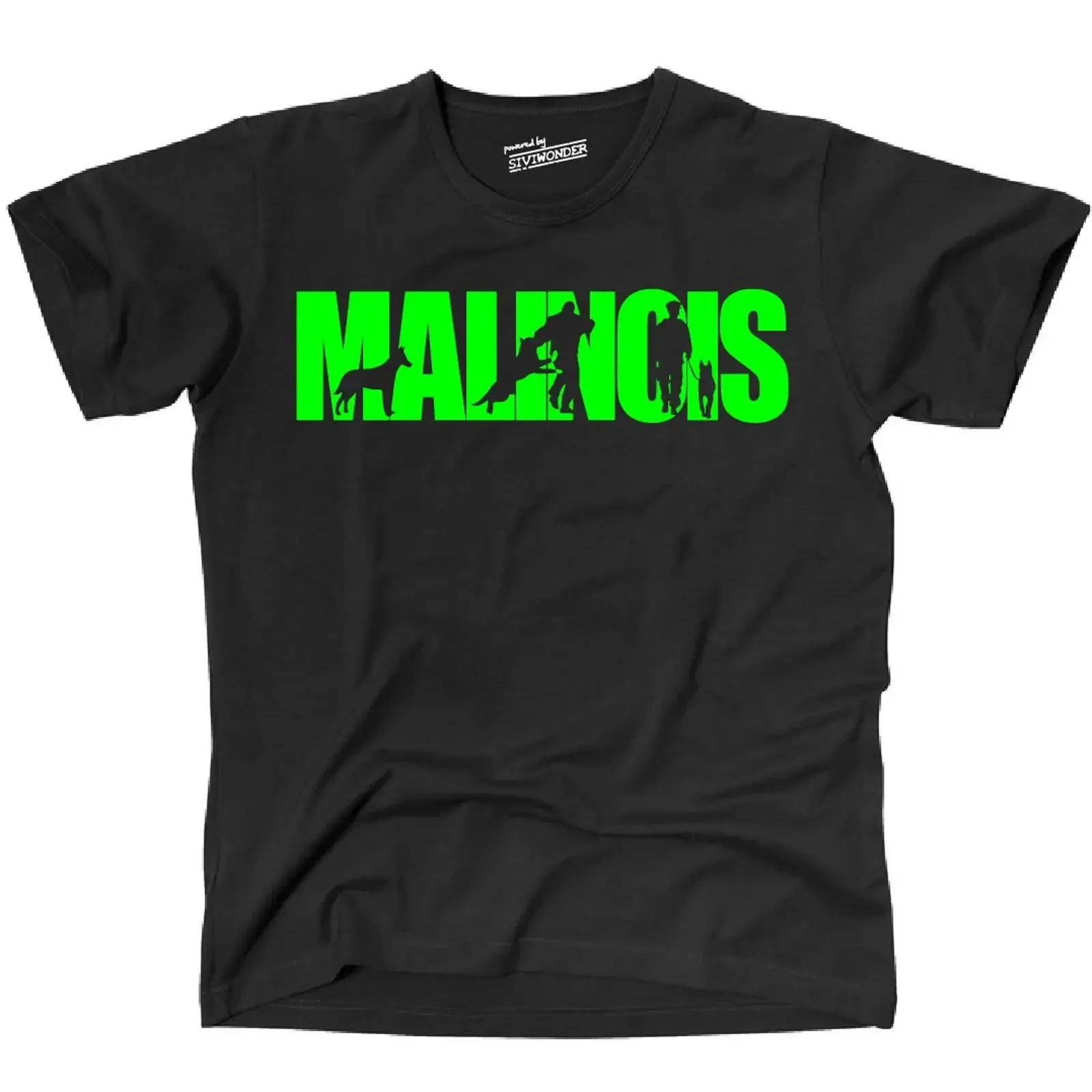 THS T Shirt Dogs Dog MALINOIS Service Sport Siviwonder vintage Washed Soft fashion Slightly Casual Versatile Stretched Unisex