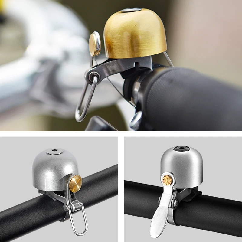 ROCKBROS Clássico de Aço Inoxidável Sino Ciclismo Chifre Bicicleta Guiador Sino Chifre Crisp Som Bicicleta Buzina de Segurança Acessórios Para Bicicletas ROCKBROS Clássico de Aço Inoxidável Sino Ciclismo Chifre Bicicleta Guiador Sino Chifre Crisp Som Bicicleta Buzina de Segurança Acessórios Para Bicicletas