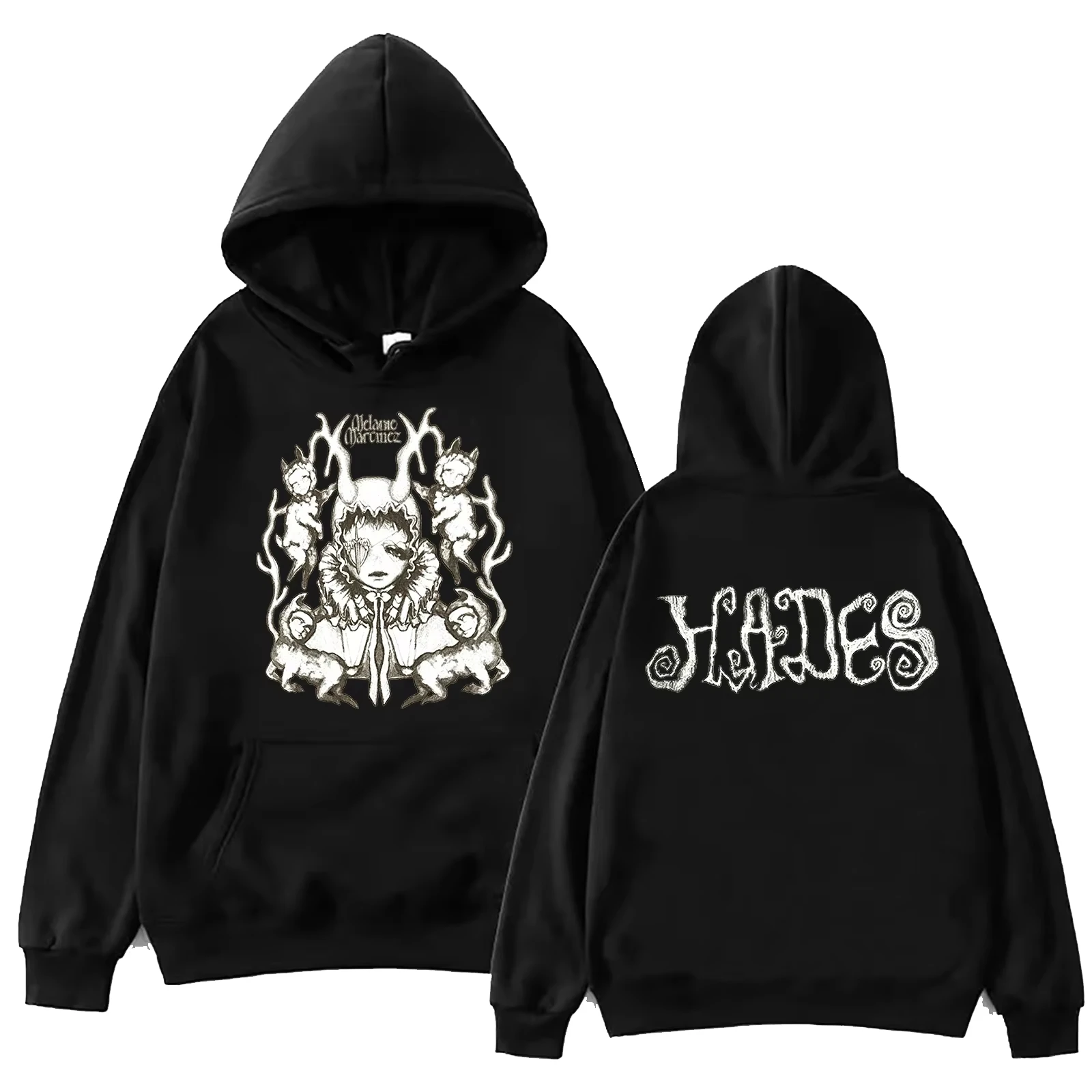 

2026 Singer Melanie Martinez Hades Tour Hoodie Man Woman Harajuku Long Sleeve Pullover Hoodies