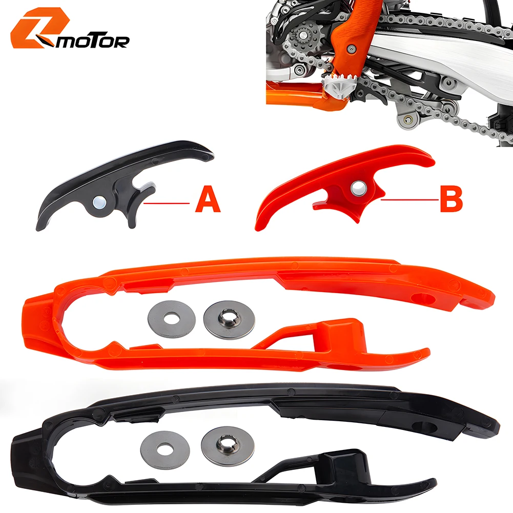 Untuk KTM 125 150 250 300 SX XC 2012-22 SX-F XC-F 250 350 450 2011-22 450SMR 2014-22 rantai sepeda motor Slider Swingarm perlindungan