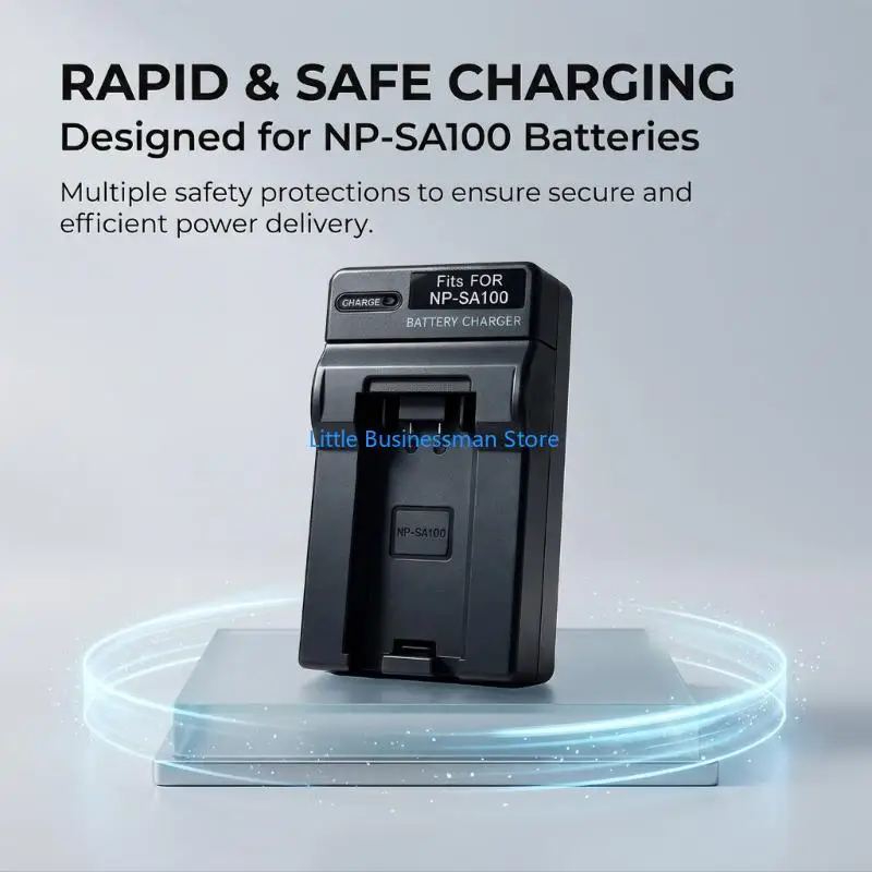 SA100 Replacement Camera Battery Dedicated ABS Plastic Charging Accessory for Routine Battery Charging, Included M76A