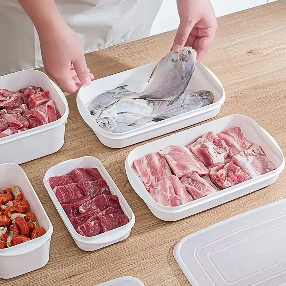 1Pcs Fooding Sorting Fridge Food Storage Crisper Fruit Vegetable Preservation Frozen Meat Frozen Storage Box