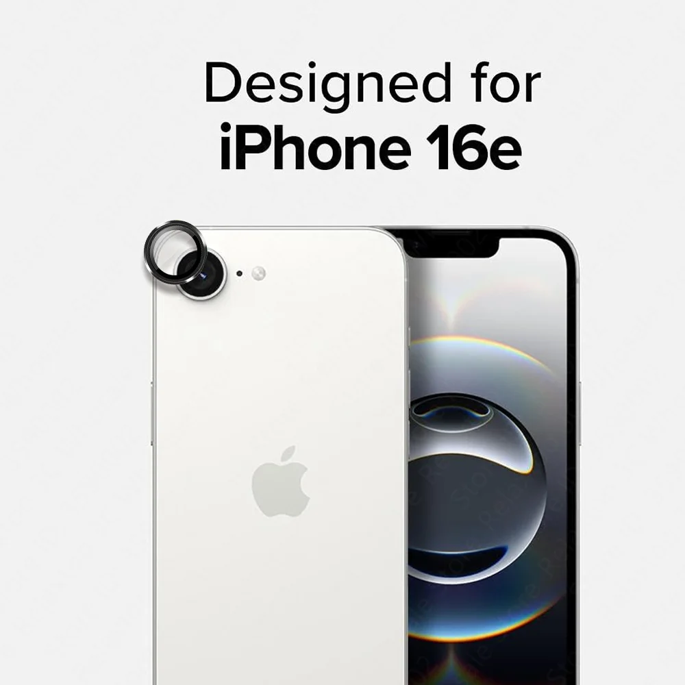 1 Stück iPhone 16e Metall Kameraobjektivschutz für Apple iPhone 16e 5G HD Rückseite DYM Aluminium Kameraglas 16 e Objektivgehäuse Zubehör