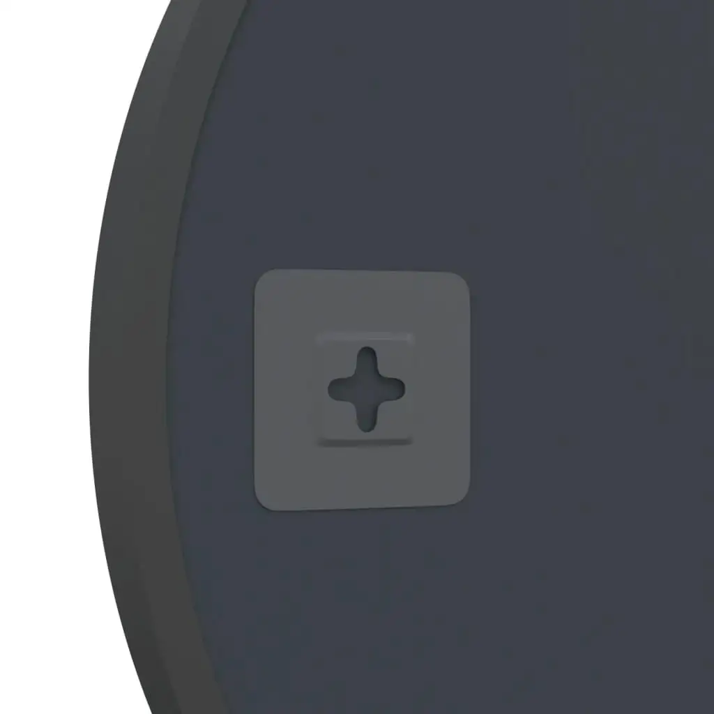 Wandspiegel Zwart Glas Medium Ronde Wandmontage