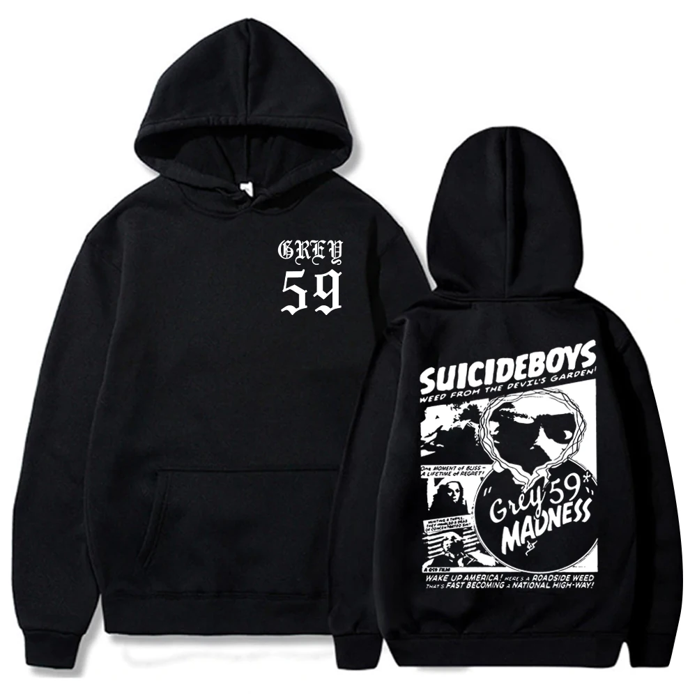 Suicideboys G59 Hoodie For Men Women Unisex Muisc Hip Hop Y2k Style Printed Streetwear Long Sleeves Loose Fleece Sweatshirts