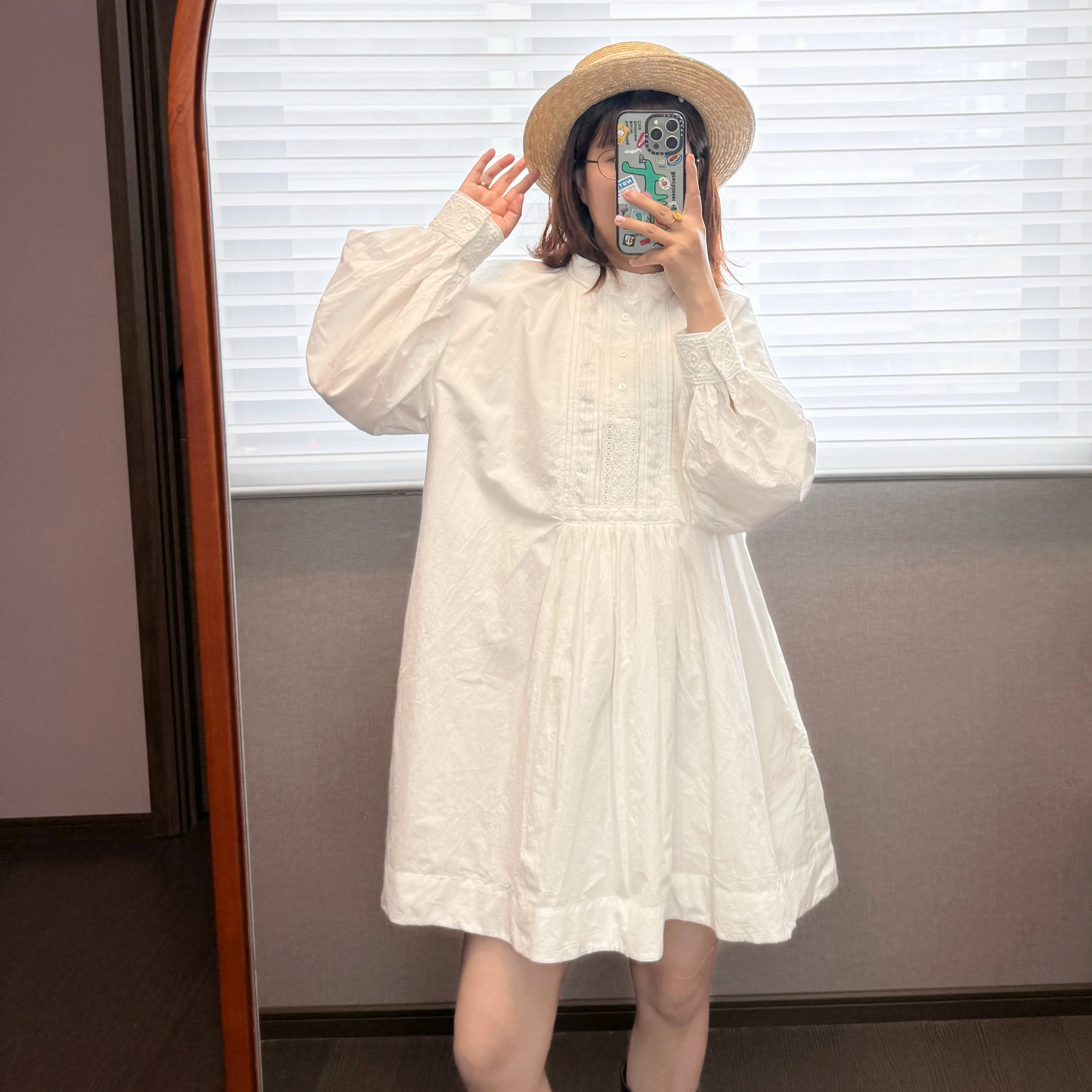 

Свободная повседневная женская рубашка с длинным рукавом в стиле ретро, миди-длина, из смесового хлопка и льна, деловая повседневная блузка на пуговицах