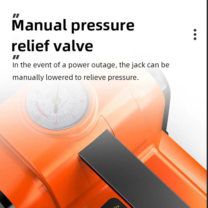 رافعة هيدروليكية كهربائية 12 فولت، الطرق الوعرة ثلاثة في واحد، طقم تغيير الإطارات في حالات الطوارئ، نظام أدوات رفع السيارة #4