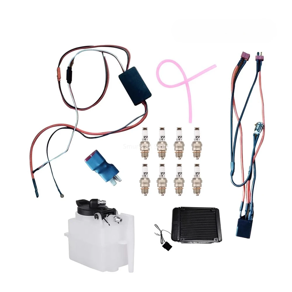 TOYAN V8 Metal Engine Model DIY 28cc Gasoline Engine Model Kit Water Cooled Version That Works Includes Starter Group Toys Gift