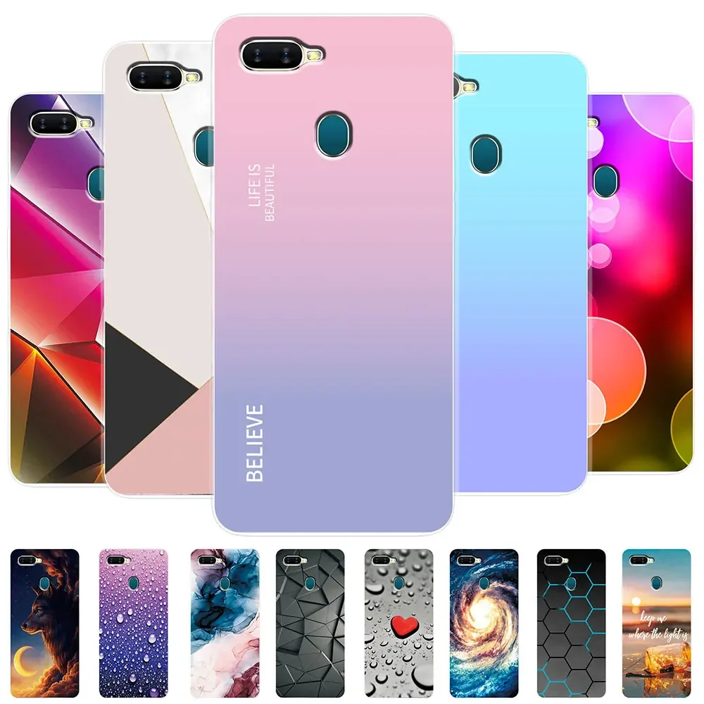 Case for OPPO A5S Case AX5s CPH1909 Soft Silicone TPU Back Cover For Oppo A7 AX7 CPH1901 CPH1903 Cases A12 Capa Coque Fundas