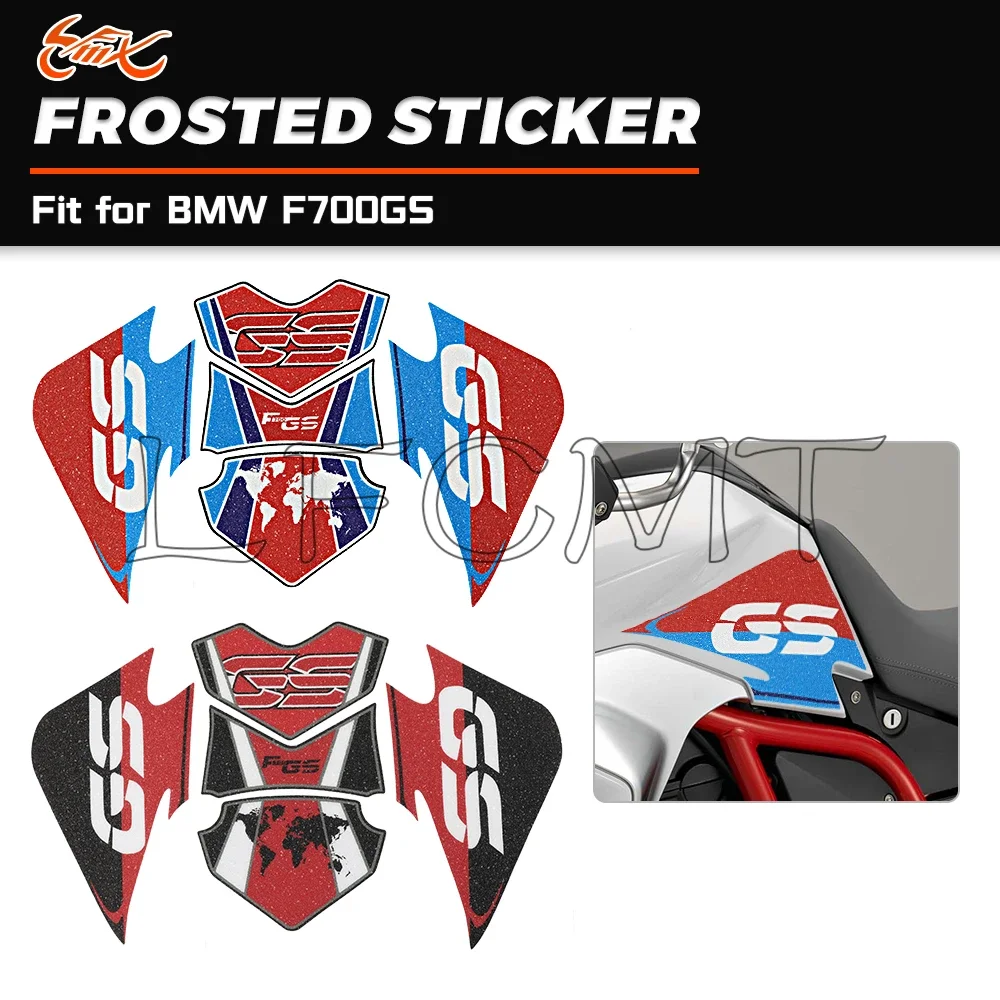 

Fit for BMW F700 GS F700 GS F700GS ADV Motorcycle PVC Tank Pad Sticker Fuel Tank Traction Pads Side Knee Grips Protector Decal