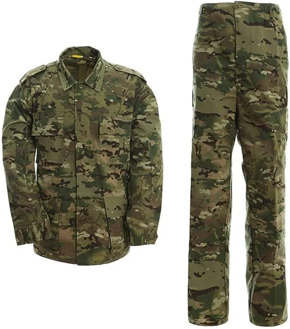 

Men's Tactical Hunting Uniform Combat Suit Shirt Jacket Coat And Pants Set