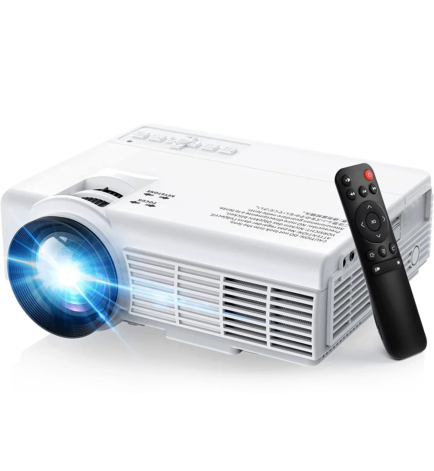 

Portable Projector 4K Home Theater Beamer Smartphone Screen Mirroring Remote Control WiFi 5G Bluetooth 1080P Video Projector