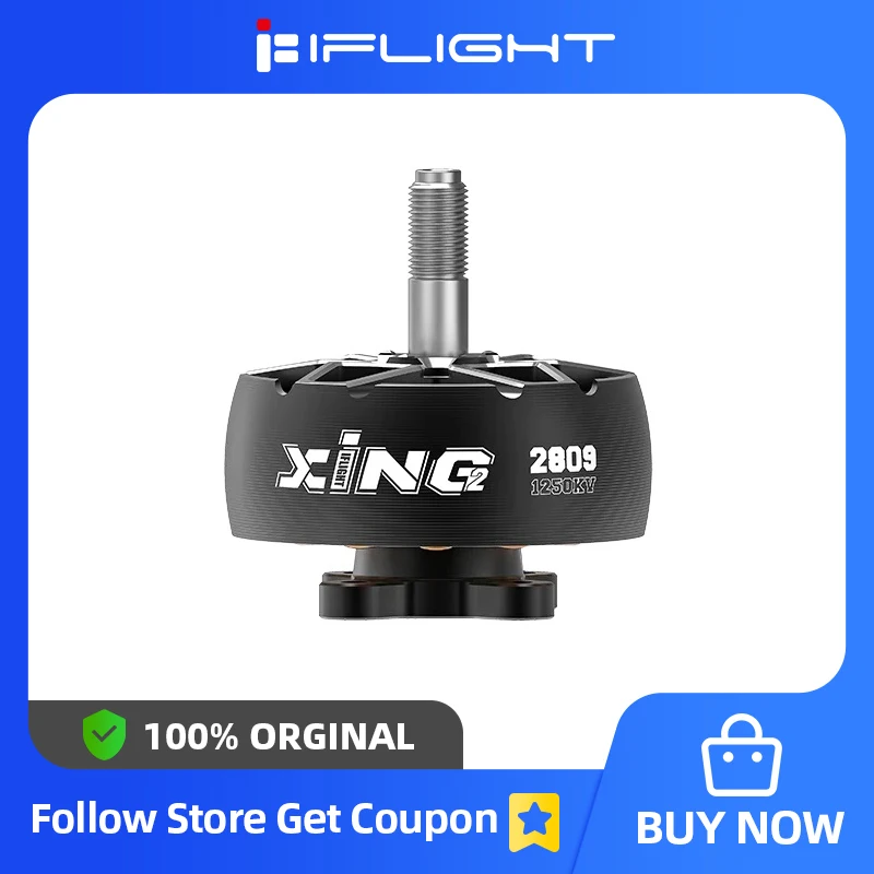 iFlight XING2 2809 1250KV / 800KV 4-6S FPV Motor Unibell with 5mm titanium alloy shaft for FPV