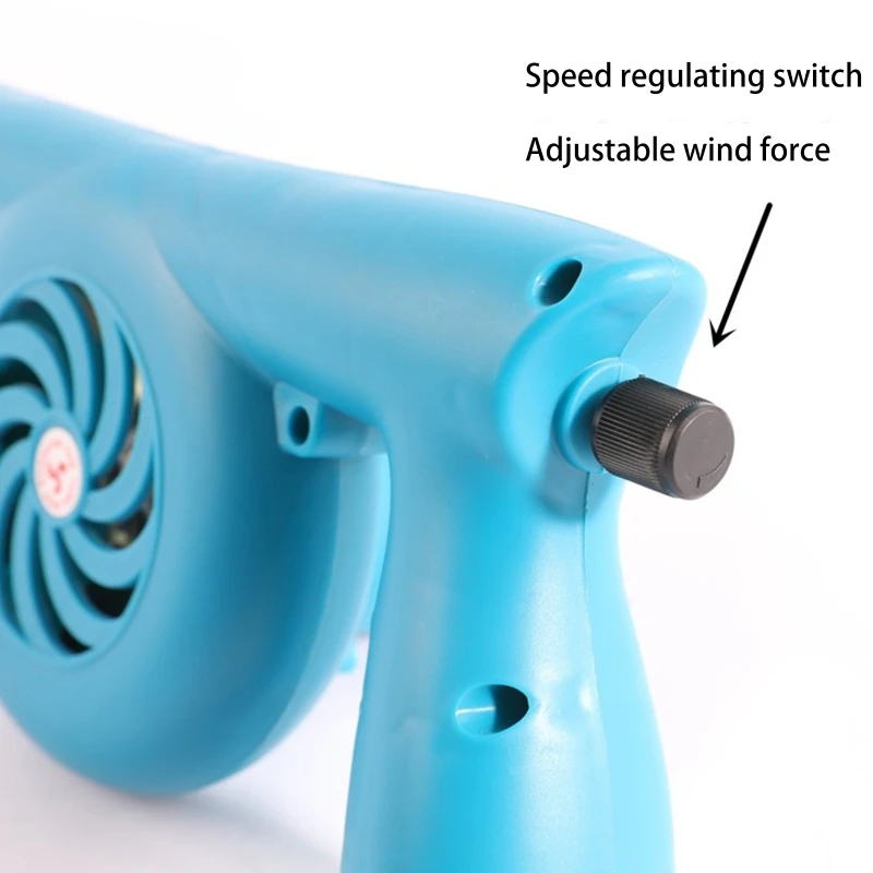 BBQ Fan Portable Air Blower 100-240V Adjustable Speed 5000R/min for Barbecue Camping Rechargeable