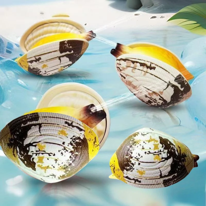 Coquille de pulvérisation d'eau pour adultes, jouet de pulvérisation d'eau pour méfait, amusant d'été, nouveauté, ballon d'eau pour fête sur la plage, 3/6 pièces
