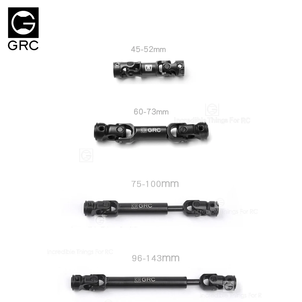 GRC G2 Heavy CVD Metal Steel Transmission Driver Shaft 45-143mm For 1/10 RC Car Crawler Upgrade Option Parts #GAX0148A/B/C/33G