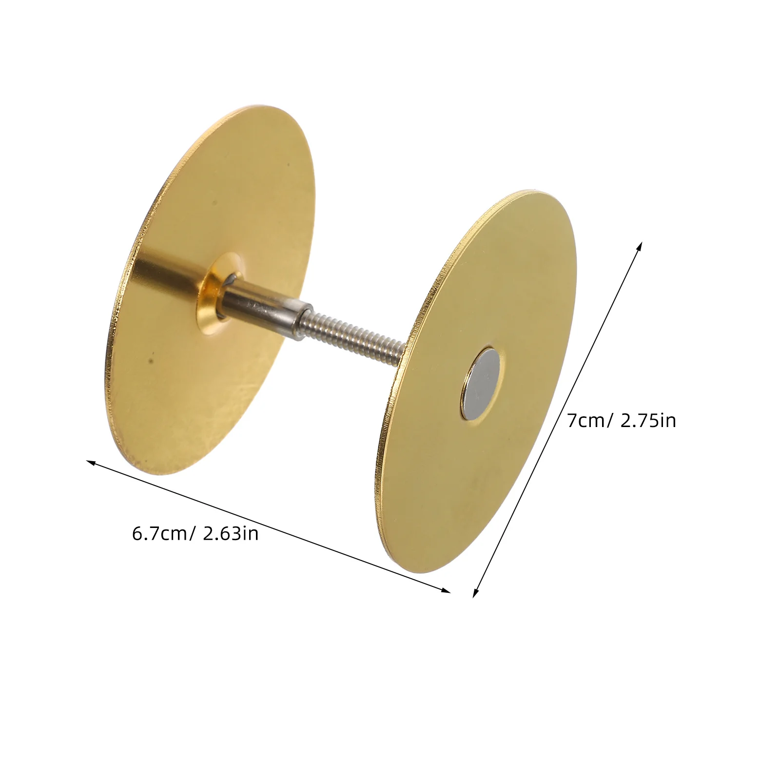 1 Set Stainless Steel Deadbolt Hole Filler Plate Door Lock Cover With Connecting Screw For Home Security Universal Fit Handle