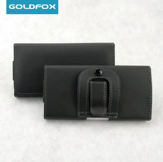 Phone Leather Case For Xiaomi Samsung S21 S20 iPhone 13 Men\'s Mobile Phone Bag Universal 5.0-6.5 inch Waist Belt Holster