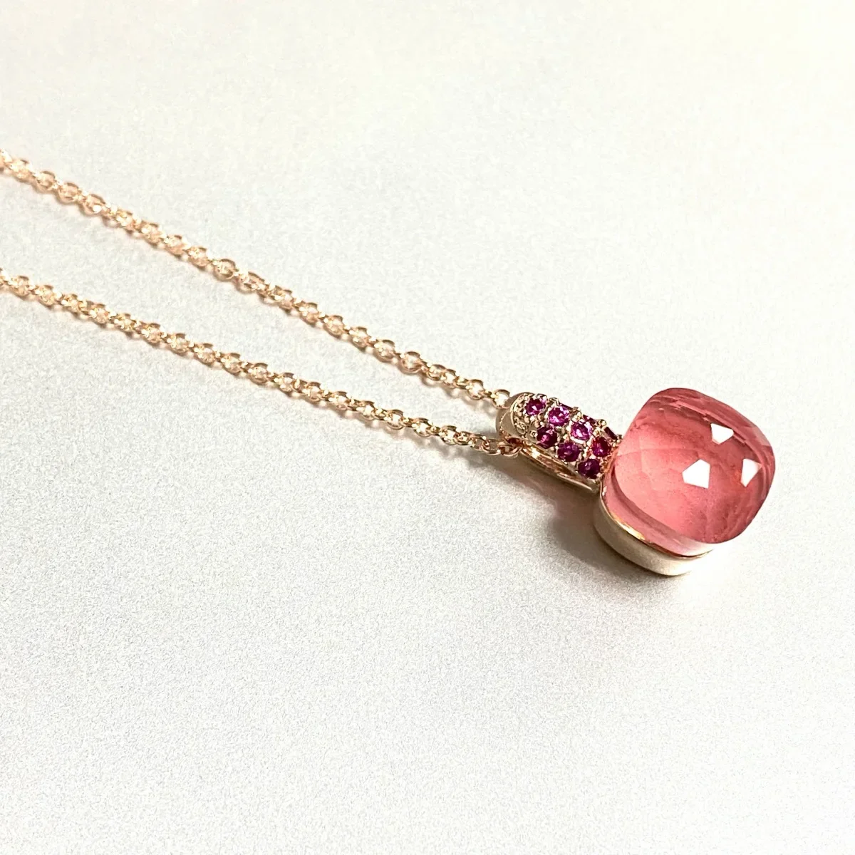 Classic Crystal Pendant Necklace Water Droplet Full Purple Zircon Royal Amethyst Pendant Necklace For Women Fashion Jewelry