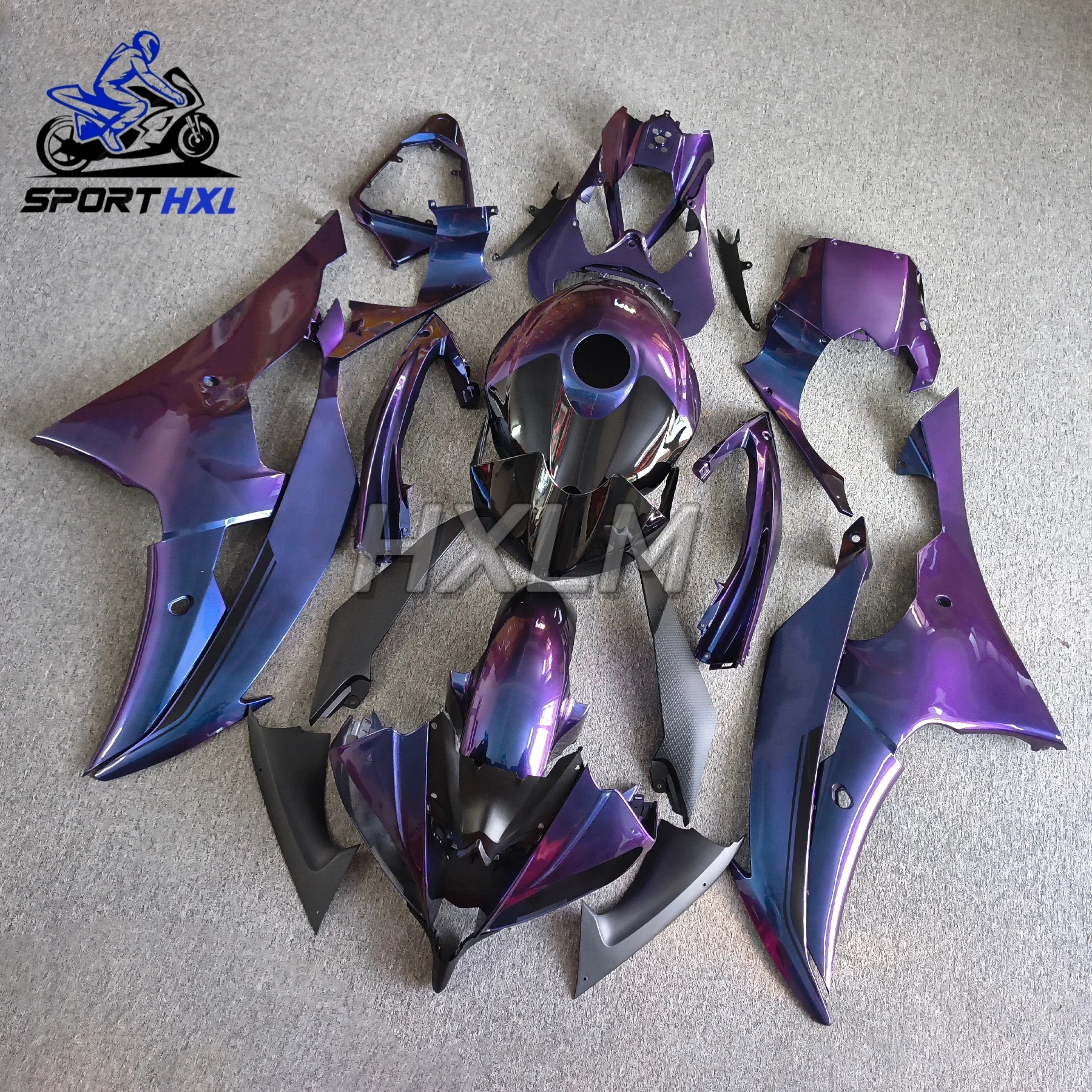Motorcycle Full Fairings Kit Fit For YAMAHA R6 2008 2009 2010 2011 2012 2013 2014 2015 2016 Bodywork Set Purple White