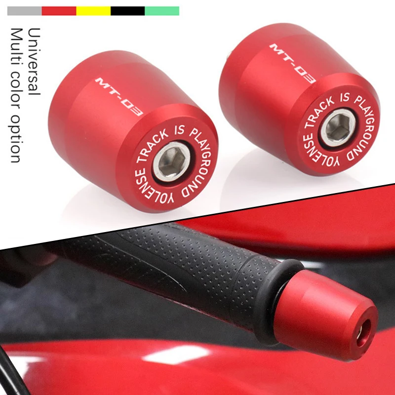 

Motorcycle Handle Bar End Handlebar Grips ends Cap Plug Slider Counterweight cover Fit For MT-03 MT-07 MT03 MT07