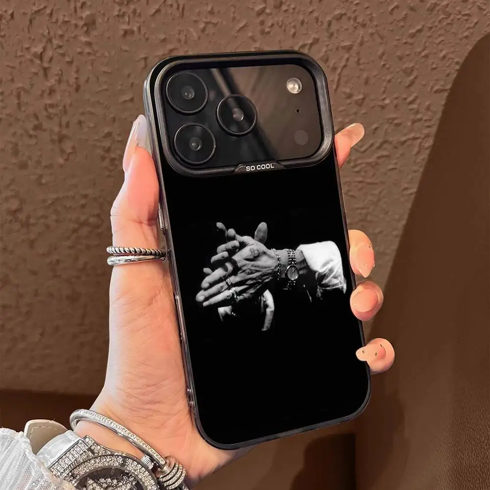 حافظة هاتف C-Camaron De La Isla لهاتف iPhone 17,16,15,14,13,12,11,Pro,Max,Plus,E,Air,Mini أسود رمادي IMD #3