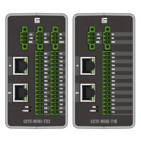 New Arrivals Secure EtherCAT TTL CMOS Digital Output Interface Mini Remote IO Module LCTE-MINI-T16