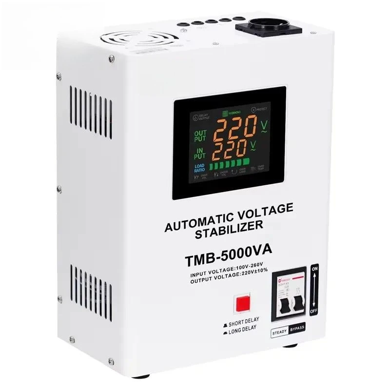 DMB Home AVR 220V AC Automatic Voltage Regulators/Stabilizers 1kva 2kva 3kva 5kva 8kva 10kva Wall Mounted for SVC Usage