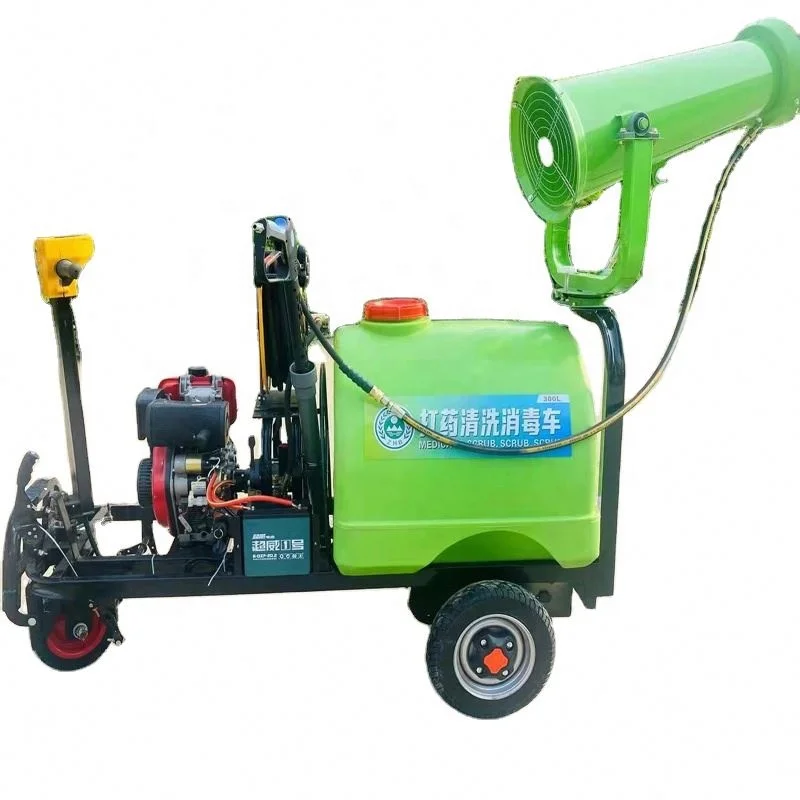 

Security Cannons 350L Water Tank Agricultural Mist Blower Dust Control Fog Cannon Factory Supply