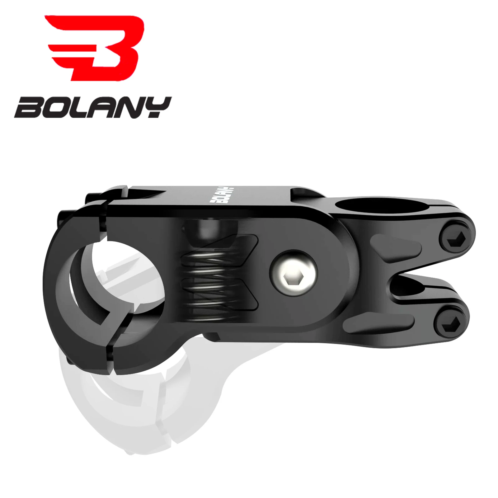 BOLANY Suspension Stem for Bicycles Shock Absorbing Bike 20 Angle Handlebar Stem for Road Gravel Damper Stem Bike Accessories