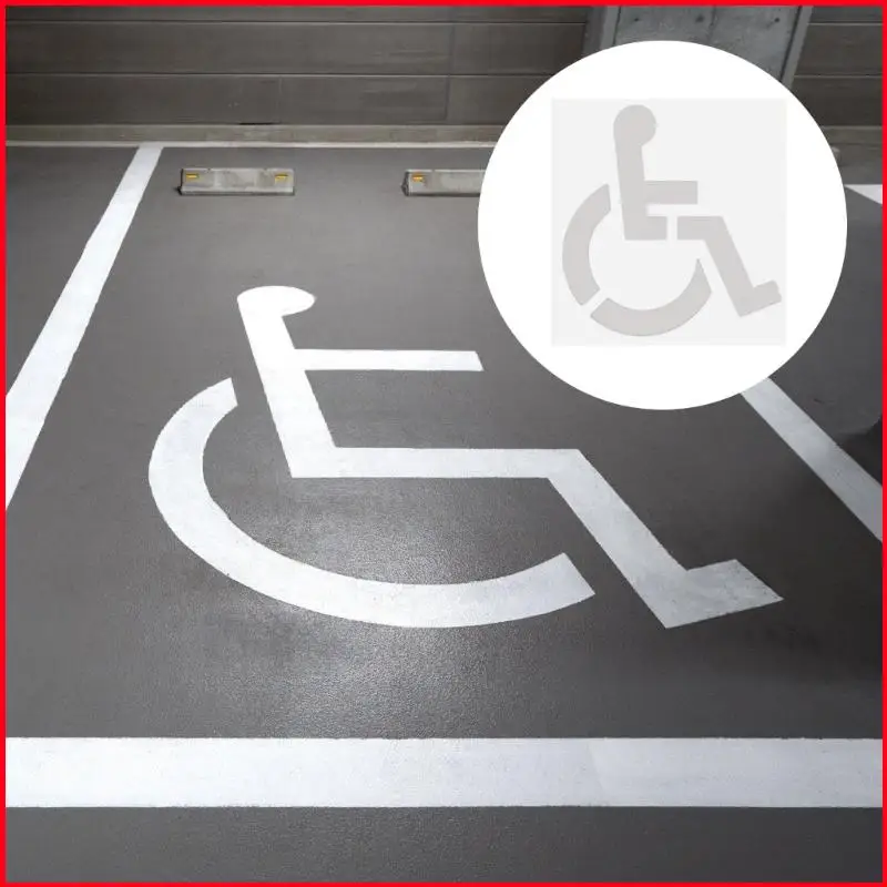 Pochoir handicap K92A