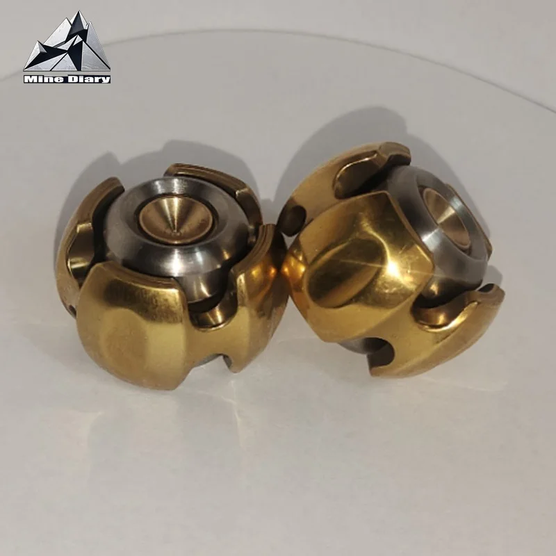 Lärm Messing Fidget Spinner EDC Fidget Spielzeug Erwachsene Entspannung und Freizeit Kleine Gegenstände EDC Büro Stress Relief Spielzeug ADHS Werkzeuge