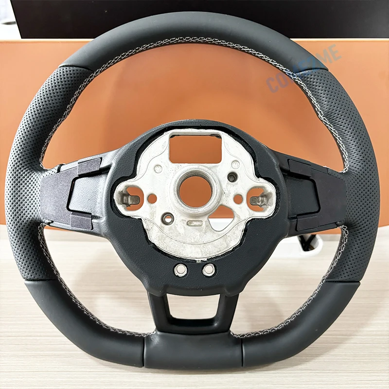 Steering Wheel With Red Stitching And Leather Perforation Suitable For Golf 7 Original High-Quality Steering Wheel GTI