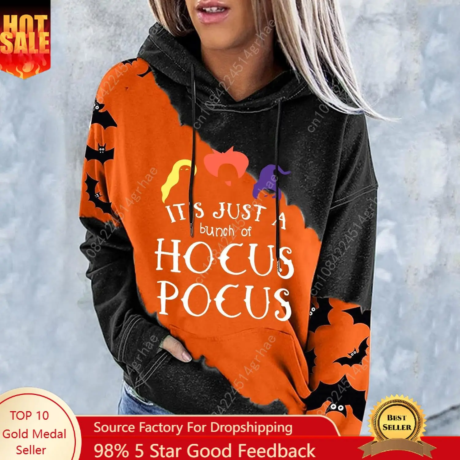 

Halloween Sweatshirts for Women Halloween Graphic Long Sleeve Shirt Half Zipper Lapel Casual Pullover Top