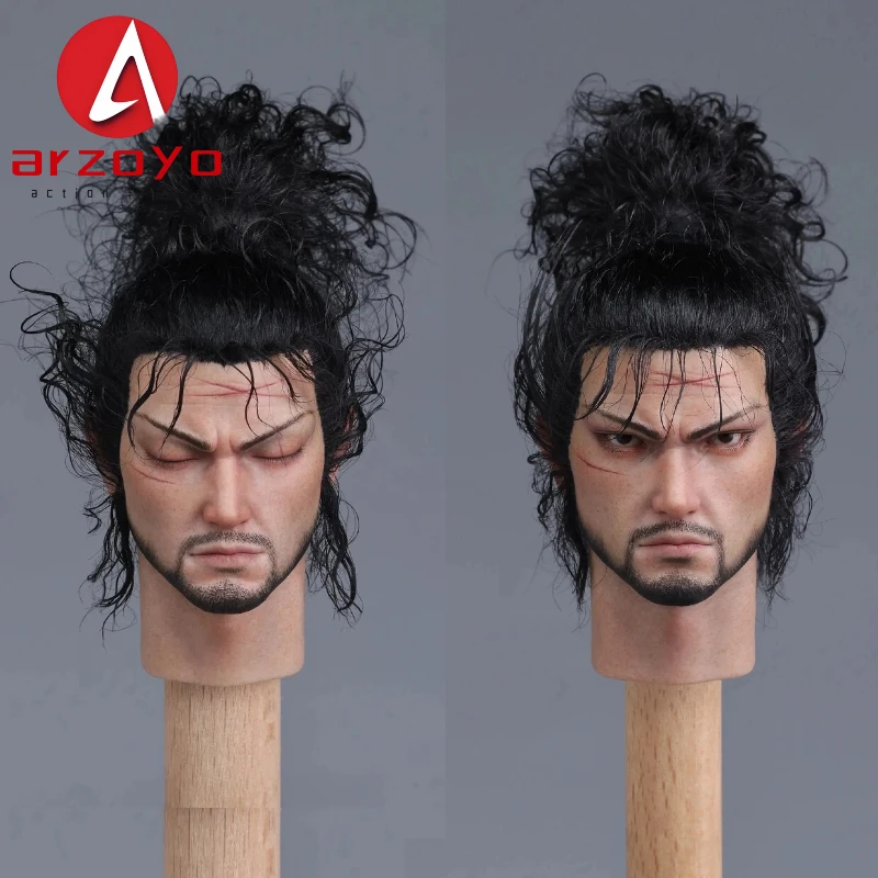 

Масштабная фигурка Миямото Мусаши 1/6 с подвижными глазами, скульптурой головы и волосами, подходит для 12-дюймовых фигурок солдат и кукол